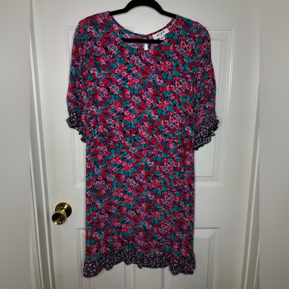 Rixo x Target Collection - Printed Flower Dress